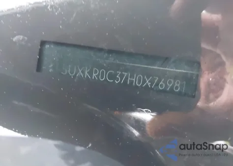 2017 BMW X5 xDrive35I z USA, uszkodzony, nr VIN 5UXKR0C37H0X76981